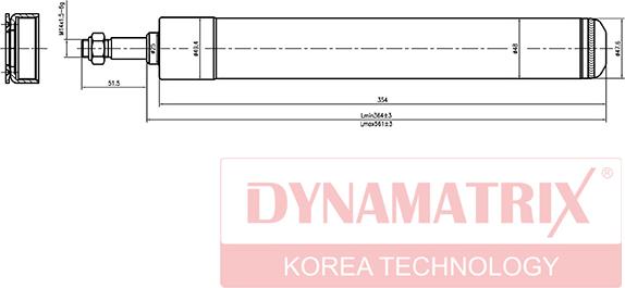 Dynamatrix DSA366002 - Ammortizzatore autozon.pro