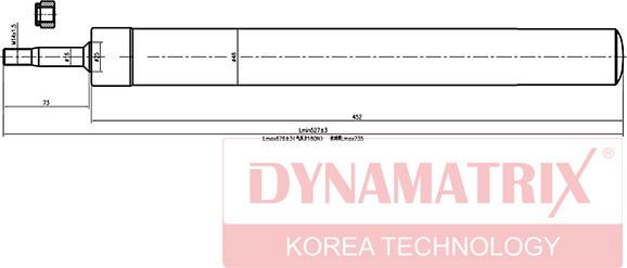 Dynamatrix DSA366007 - Ammortizzatore autozon.pro