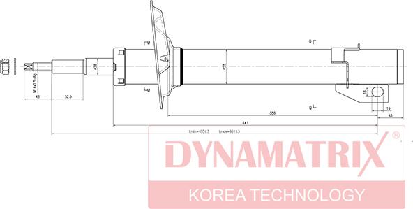 Dynamatrix DSA314572 - Ammortizzatore autozon.pro