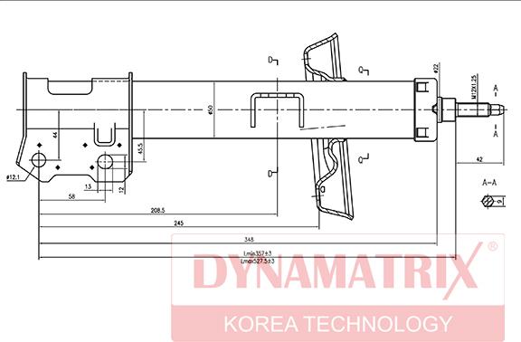 Dynamatrix DSA334948 - Ammortizzatore autozon.pro