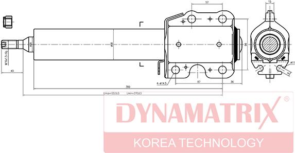 Dynamatrix DSA335809 - Ammortizzatore autozon.pro