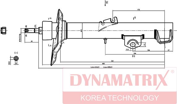 Dynamatrix DSA333909 - Ammortizzatore autozon.pro