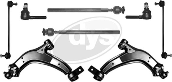 DYS 29-23733 - Kit braccio oscillante, Sospensione ruota autozon.pro