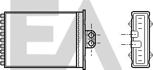 EACLIMA 45C54019 - Scambiatore calore, Riscaldamento abitacolo autozon.pro