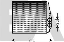 EACLIMA 45C54035 - Scambiatore calore, Riscaldamento abitacolo autozon.pro