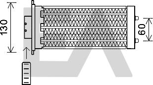 EACLIMA 45C54031 - Scambiatore calore, Riscaldamento abitacolo autozon.pro