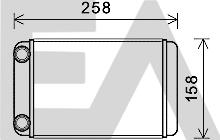 EACLIMA 45C54038 - Scambiatore calore, Riscaldamento abitacolo autozon.pro