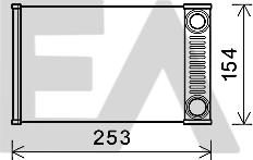 EACLIMA 45C54032 - Scambiatore calore, Riscaldamento abitacolo autozon.pro