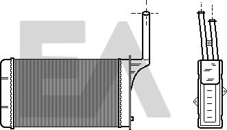 EACLIMA 45C55002 - Scambiatore calore, Riscaldamento abitacolo autozon.pro