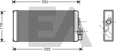 EACLIMA 45C50006 - Scambiatore calore, Riscaldamento abitacolo autozon.pro