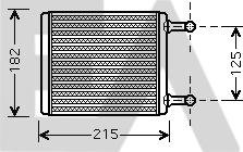 EACLIMA 45C50010 - Scambiatore calore, Riscaldamento abitacolo autozon.pro