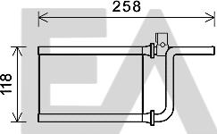 EACLIMA 45C51004 - Scambiatore calore, Riscaldamento abitacolo autozon.pro