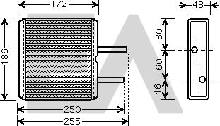 EACLIMA 45C69001 - Scambiatore calore, Riscaldamento abitacolo autozon.pro