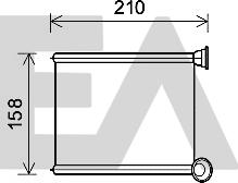 EACLIMA 45C60021 - Scambiatore calore, Riscaldamento abitacolo autozon.pro