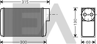 EACLIMA 45C61002 - Scambiatore calore, Riscaldamento abitacolo autozon.pro