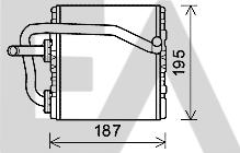 EACLIMA 45C68002 - Scambiatore calore, Riscaldamento abitacolo autozon.pro