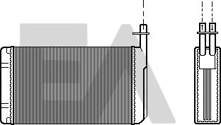 EACLIMA 45C62002 - Scambiatore calore, Riscaldamento abitacolo autozon.pro