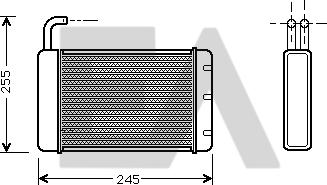 EACLIMA 45C05010 - Scambiatore calore, Riscaldamento abitacolo autozon.pro