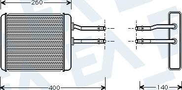 EACLIMA 45C03004 - Scambiatore calore, Riscaldamento abitacolo autozon.pro