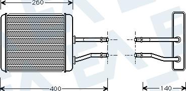 EACLIMA 45C03005 - Scambiatore calore, Riscaldamento abitacolo autozon.pro