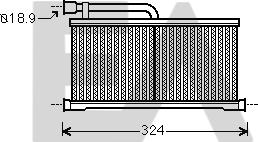 EACLIMA 45C02001 - Scambiatore calore, Riscaldamento abitacolo autozon.pro