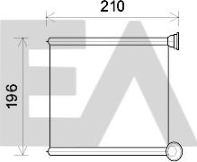 EACLIMA 45C02011 - Scambiatore calore, Riscaldamento abitacolo autozon.pro