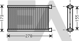 EACLIMA 45C07010 - Scambiatore calore, Riscaldamento abitacolo autozon.pro