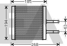 EACLIMA 45C14002 - Scambiatore calore, Riscaldamento abitacolo autozon.pro