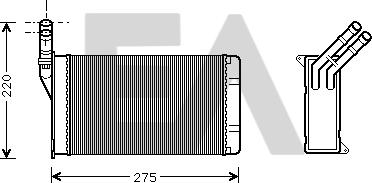 EACLIMA 45C10006 - Scambiatore calore, Riscaldamento abitacolo autozon.pro