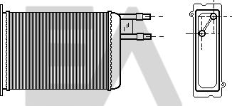 EACLIMA 45C10007 - Scambiatore calore, Riscaldamento abitacolo autozon.pro