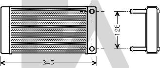 EACLIMA 45C10013 - Scambiatore calore, Riscaldamento abitacolo autozon.pro