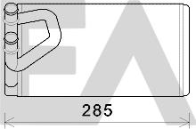 EACLIMA 45C18005 - Scambiatore calore, Riscaldamento abitacolo autozon.pro