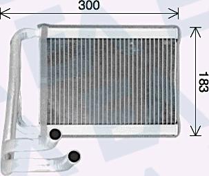 EACLIMA 45C36037 - Scambiatore calore, Riscaldamento abitacolo autozon.pro