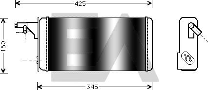 EACLIMA 45C30011 - Scambiatore calore, Riscaldamento abitacolo autozon.pro