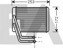EACLIMA 45C28016 - Scambiatore calore, Riscaldamento abitacolo autozon.pro