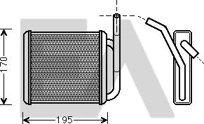 EACLIMA 45C28020 - Scambiatore calore, Riscaldamento abitacolo autozon.pro