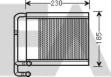 EACLIMA 45C28027 - Scambiatore calore, Riscaldamento abitacolo autozon.pro