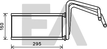 EACLIMA 45C71012 - Scambiatore calore, Riscaldamento abitacolo autozon.pro