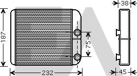 EACLIMA 45C78005 - Scambiatore calore, Riscaldamento abitacolo autozon.pro