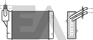 EACLIMA 45C77004 - Scambiatore calore, Riscaldamento abitacolo autozon.pro