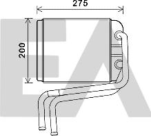 EACLIMA 45C77013 - Scambiatore calore, Riscaldamento abitacolo autozon.pro