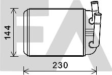 EACLIMA 45C77021 - Scambiatore calore, Riscaldamento abitacolo autozon.pro