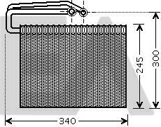 EACLIMA 43B54010 - Evaporatore, Climatizzatore autozon.pro