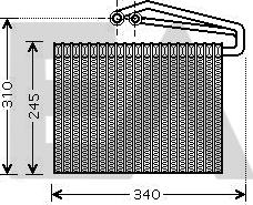 EACLIMA 43B54011 - Evaporatore, Climatizzatore autozon.pro