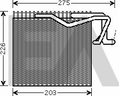 EACLIMA 43B55005 - Evaporatore, Climatizzatore autozon.pro