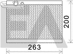 EACLIMA 43B55007 - Evaporatore, Climatizzatore autozon.pro