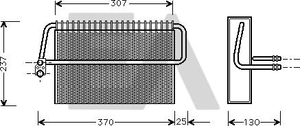 EACLIMA 43B50005 - Evaporatore, Climatizzatore autozon.pro