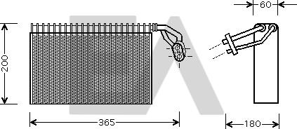 EACLIMA 43B50006 - Evaporatore, Climatizzatore autozon.pro