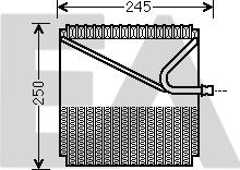 EACLIMA 43B50014 - Evaporatore, Climatizzatore autozon.pro