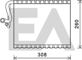 EACLIMA 43B50024 - Evaporatore, Climatizzatore autozon.pro